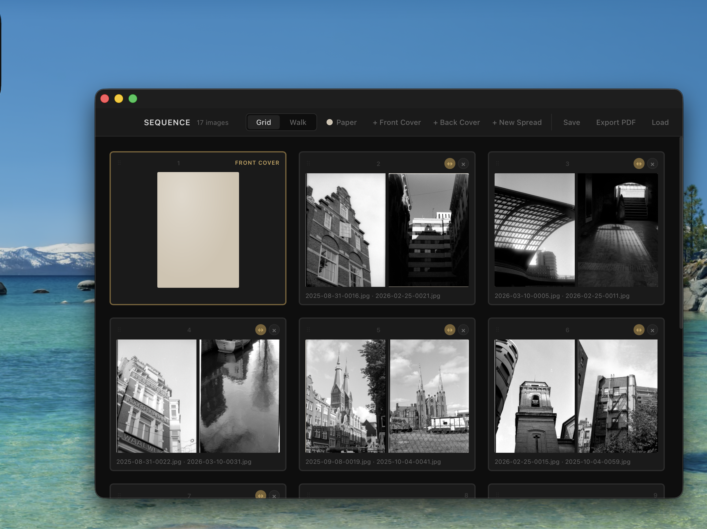 Grid view